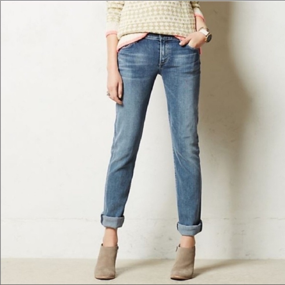 COH Citizens of Humanity Ava Low Rise Straight Leg Cropped Jeans - Picture 2 of 14